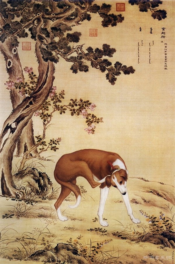 郎世宁《十骏犬》选萃